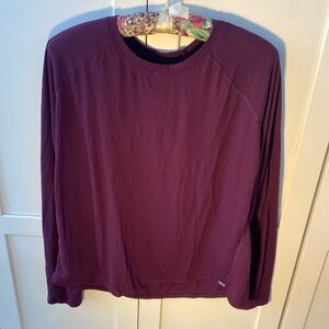 PATAGONIA CAPILENE COOL TRAIL LONG SLEEVE CREW NECK PULLOVER PURPLE XL